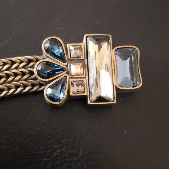 Blue Rhinestone Bracelet - Picture 2 of 5